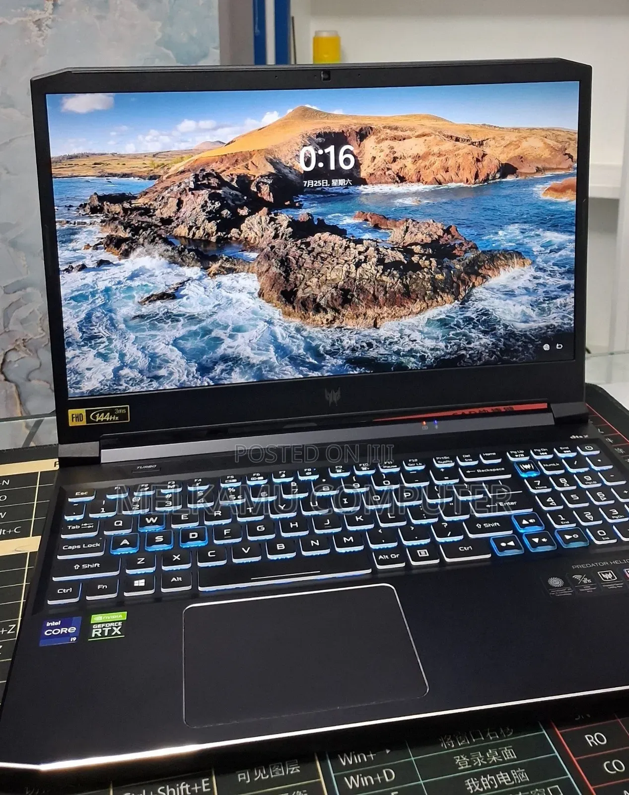 New Laptop Acer Predator Helios Neo 16 16GB Intel Core i9 SSD 512GB