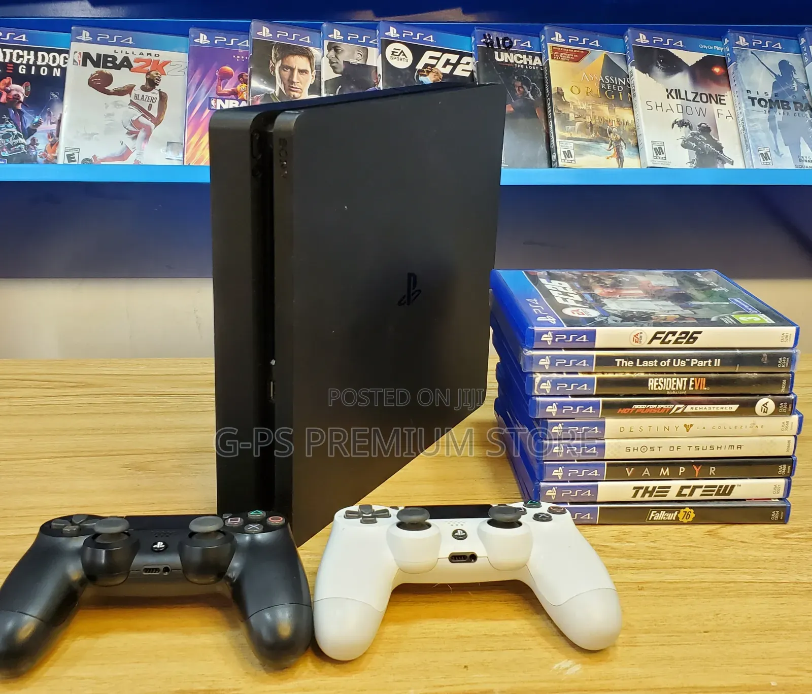 PlayStation 4 Slim 2 Original Joystick and 6 Game