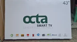 Octa TV 43" Smart Android TV – Frameless Design | New 2026 Model