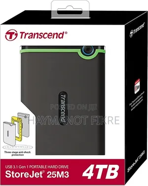 Original 4TB Transcend Hard Disk