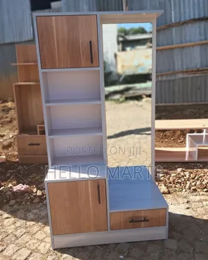 Simple Dresser With Perfume Shelves