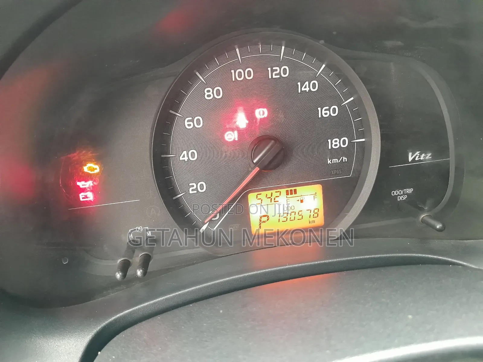 Toyota Yaris 2012 Gray