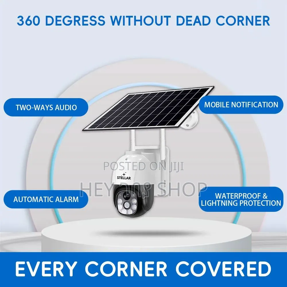STELLAR Solar Pro ባለ 1 Lens በ Ethiotele እና SAFARICOM ሲም ካርድ የሚሰራ