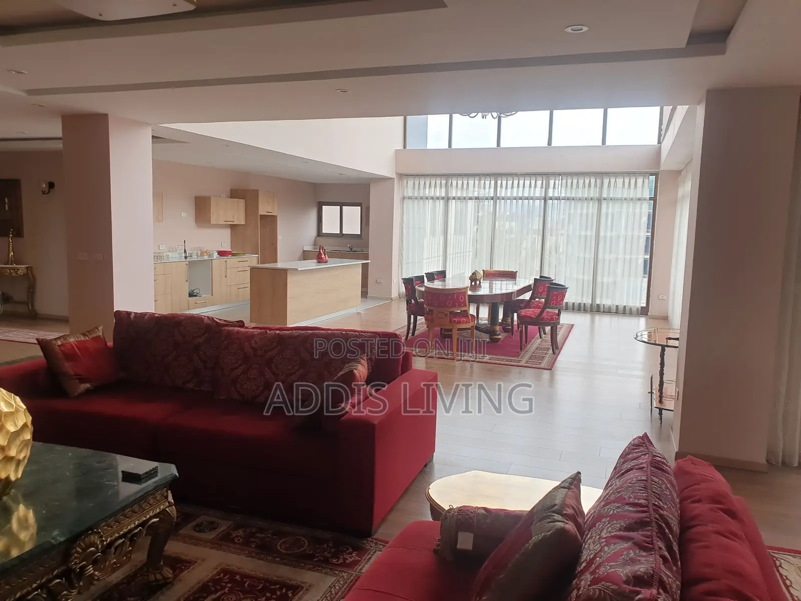 Furnished 3bdrm Apartment in Bole for rent