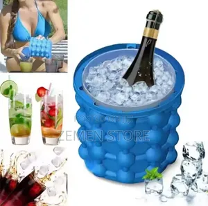 Ice Cube Maker Portable Ice Bucket