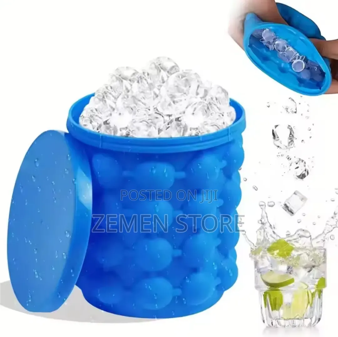 Ice Cube Maker Portable Ice Bucket