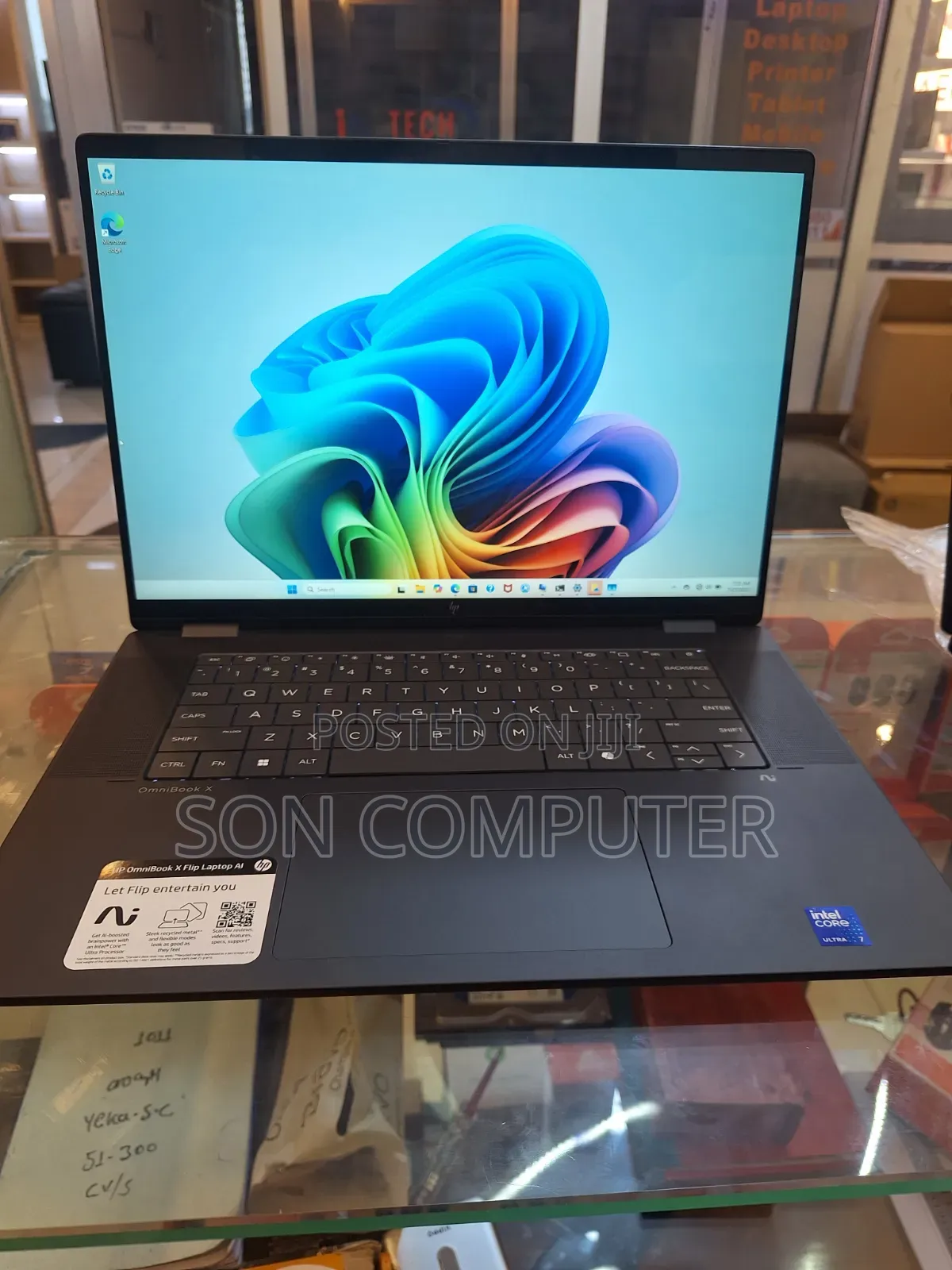 Laptop HP OmniBook X Flip 16" 16GB Intel Core Ultra 7 SSD 1T