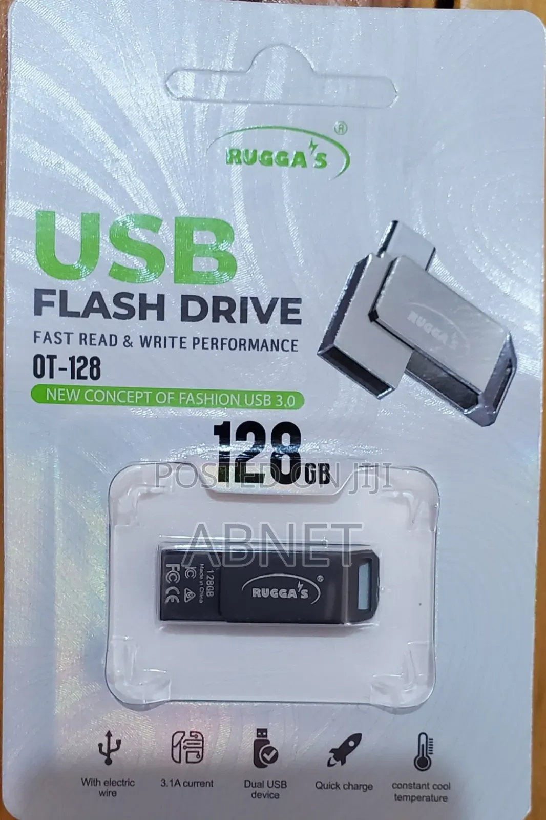 128gb Original 3.0 USB Flash Drive With Type C Plug and Metal Case