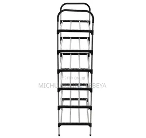 ኳሊቲ ባለ ስድስት ደረጃ 6 Layer Stainless Steel Shoes Rack/ Free Delivery