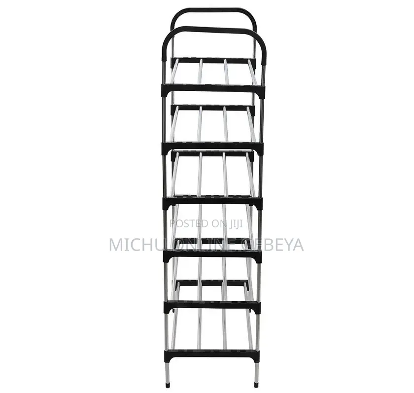 ኳሊቲ ባለ ስድስት ደረጃ 6 Layer Stainless Steel Shoes Rack/ Free Delivery