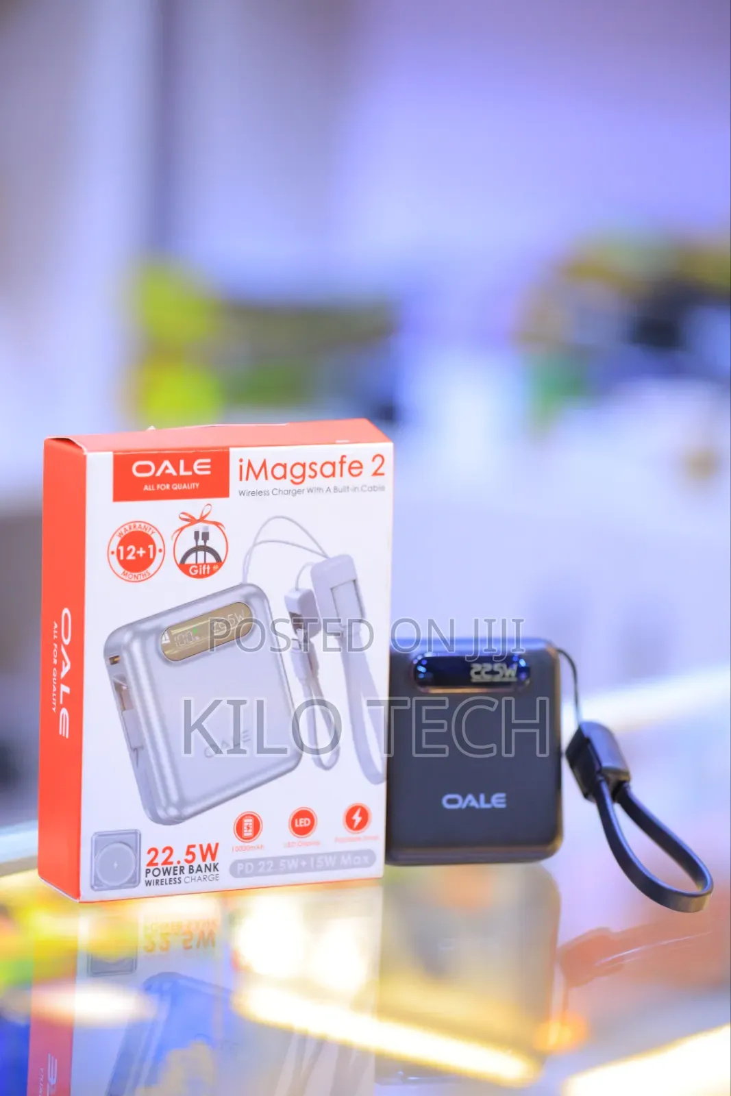 ​ OALE iMagsafe 2 Wireless Power Bank – 10000mAh