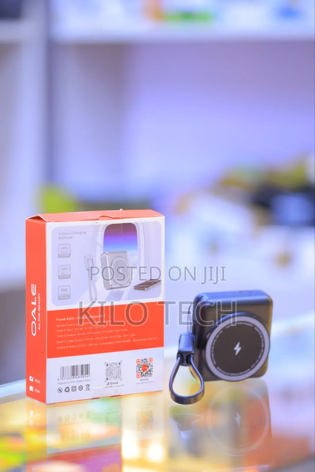 ​ OALE iMagsafe 2 Wireless Power Bank – 10000mAh