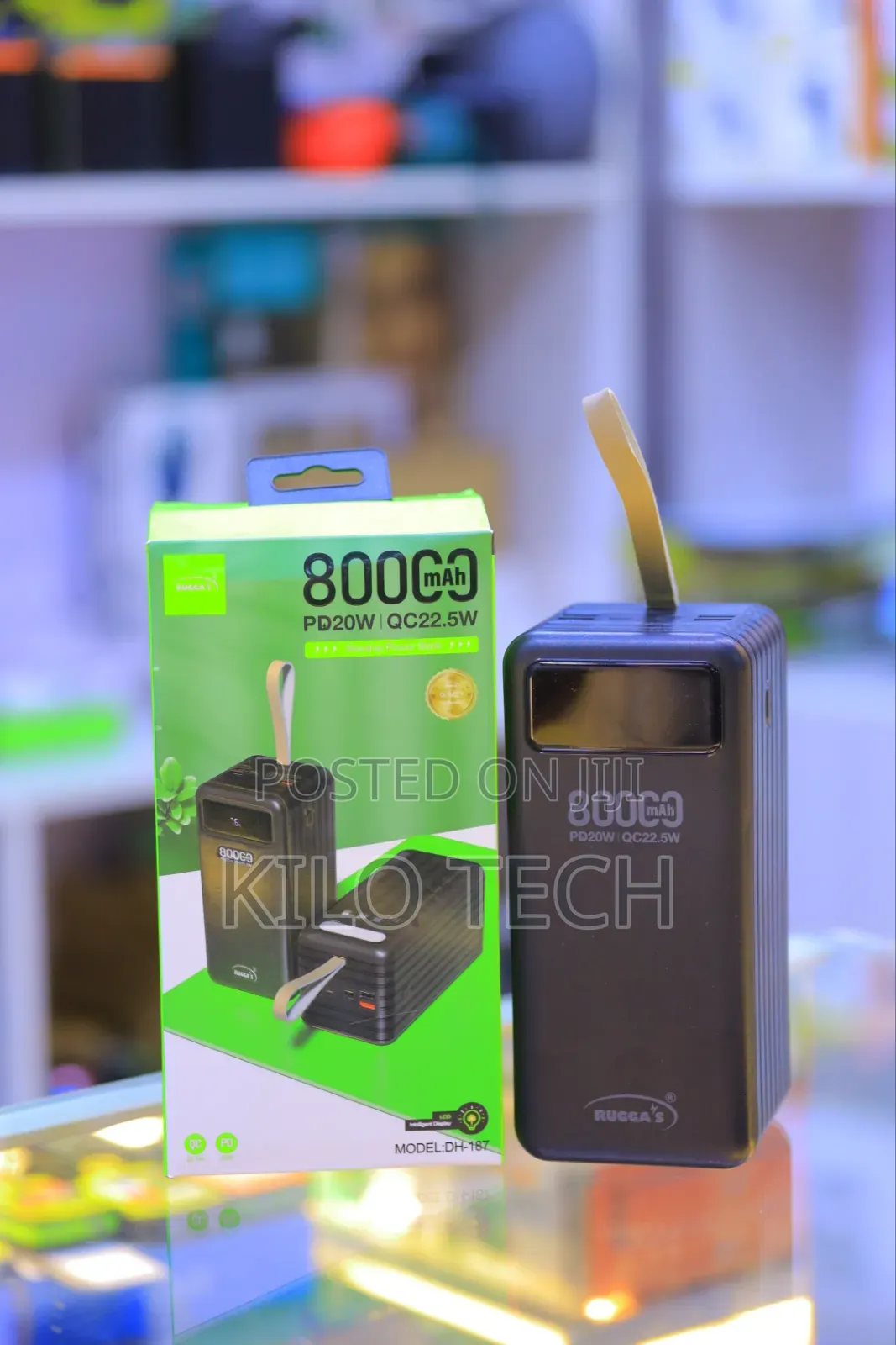 ​ Massive 80,000mAh Fast-Charging Power Bank (PD 20W / QC 22.5W)
