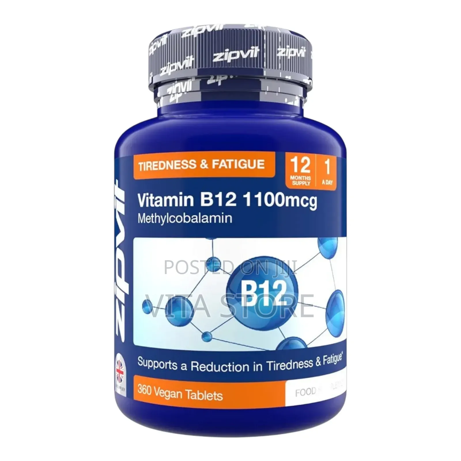Pure Methylcobalamin B12 Tablets High Strength 1100mcg, 360 Tablets