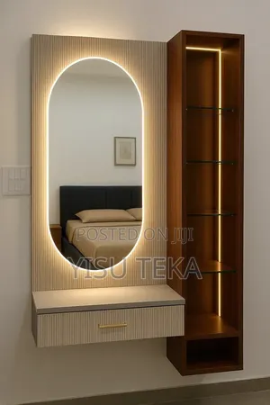 Entryway Console With Mirror