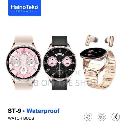 HainoTeko ST-9 Buds Waterproof Ladies Smart Watch