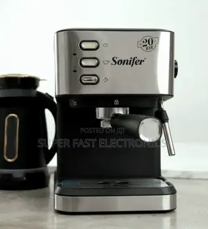 Sonifer Coffee Maker Machine Espresso 20-Bar – Steam Stainless Steel