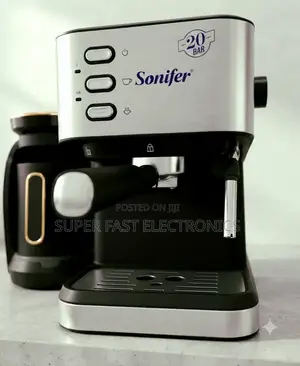 Sonifer 20-Bar Espresso Coffee Machine Coffee Maker Delivers