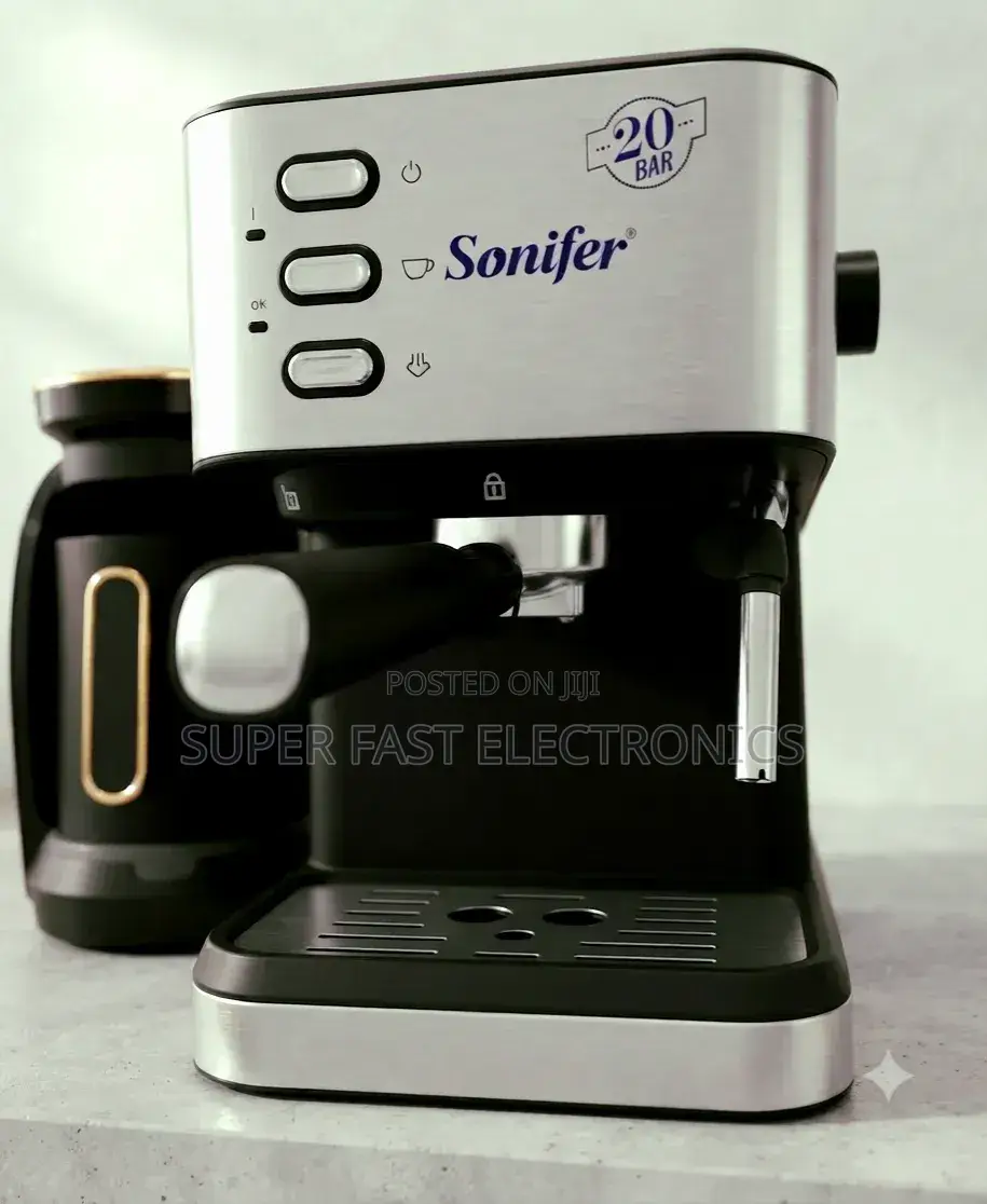 Sonifer 20-Bar Espresso Coffee Machine Coffee Maker Delivers