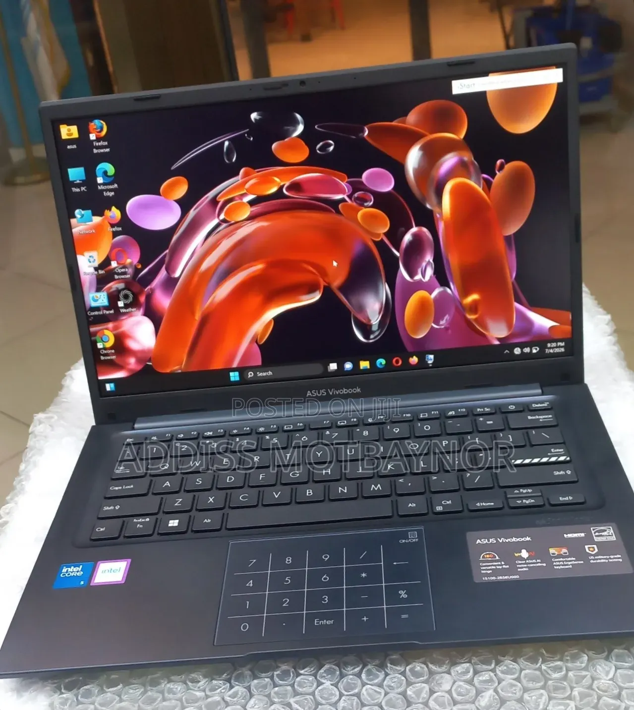New Laptop Asus VivoBook 15 X505BA 16GB Intel Core Ultra 7 SSD 512GB