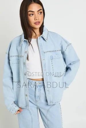 Plus Size Womens Denim Matching Set Size XL