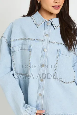 Plus Size Womens Denim Matching Set Size XL