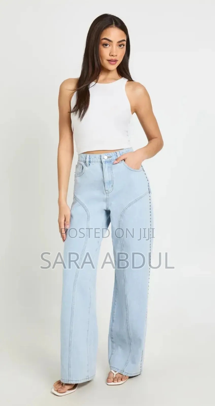 Plus Size Womens Denim Matching Set Size XL
