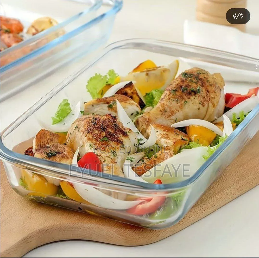 Tempered Glass Bakeware Set 3pcs