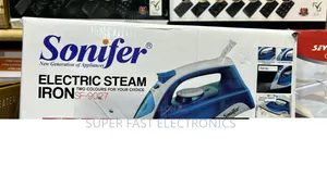Sonifer Electric Garment Steam Iron – 2000W Non-Stick Soleplate