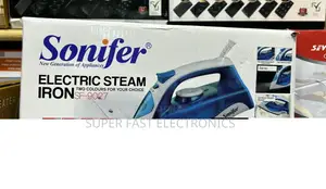 Sonifer Electric Garment Steam Iron – 2000W Non-Stick Soleplate