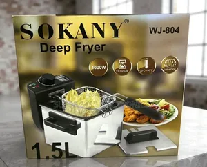 SOKANY Deep Fryer – 1.5L Electric Deep Fryer, 1000W