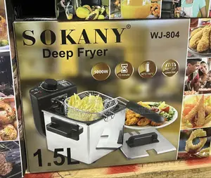SOKANY Deep Fryer – 1.5L Electric Deep Fryer, 1000W