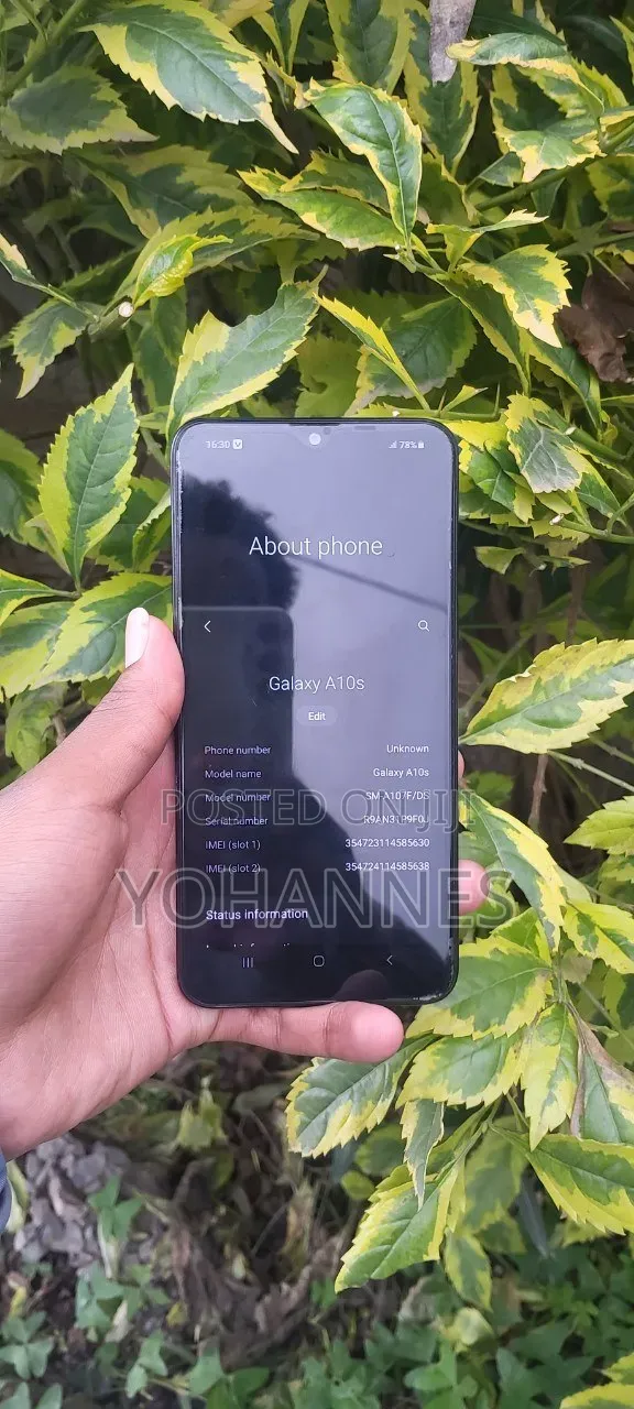 Samsung A10 32 GB Black
