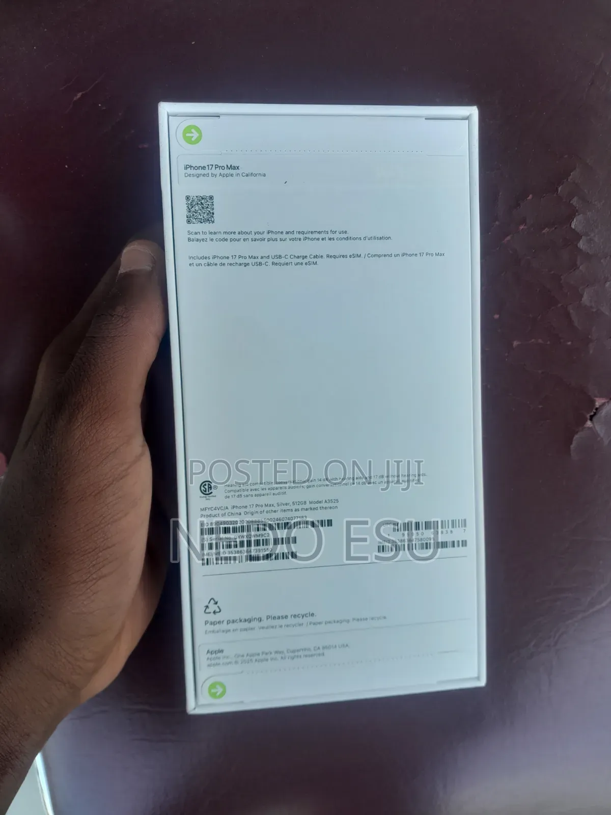 New Apple iPhone 17 Pro Max 512 GB Silver