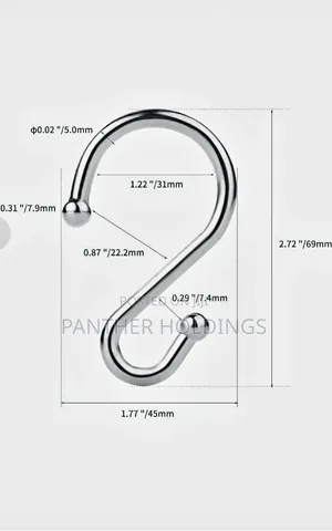 Shower Curtain Hooks Set of 11 , Chrome
