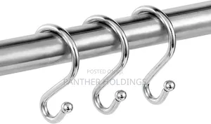 Shower Curtain Hooks Set of 11 , Chrome