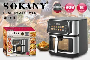 Sokany 8 L Digital Air Fryer/ Free Delivery
