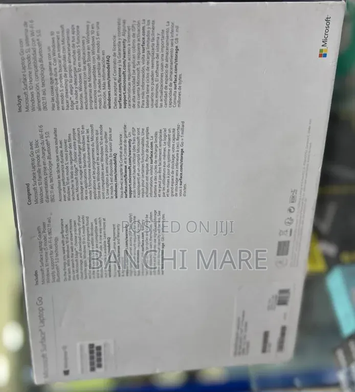 New Laptop Microsoft Surface Laptop Go 8GB Intel Core i5 SSD 128GB