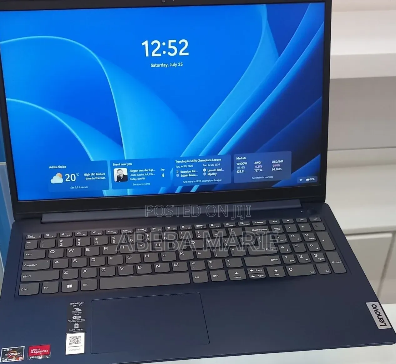 New Laptop Lenovo IdeaPad 1 8GB AMD Ryzen 5 SSD 256GB