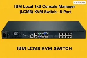 IBM Local 1x8 Console Manager (LCM8) KVM Switch - 8 Port