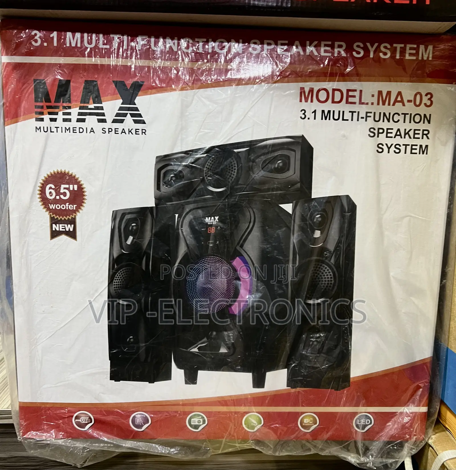 MAX Multimedia Speaker System Boxed