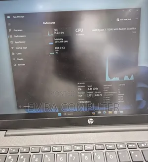 New Laptop HP 16GB AMD Ryzen 7 SSD 512GB