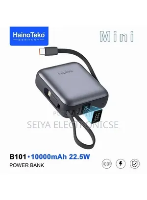 # Haino Teko Power Bank 10,000mah Fast-Charging