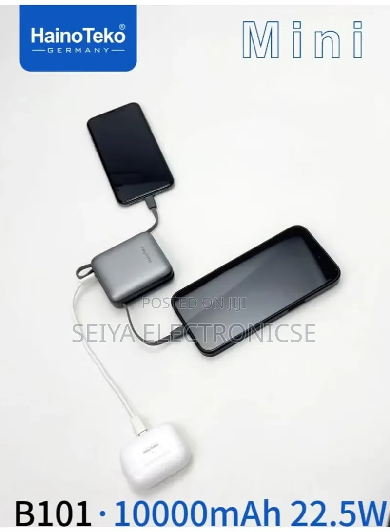 # Haino Teko Power Bank 10,000mah Fast-Charging