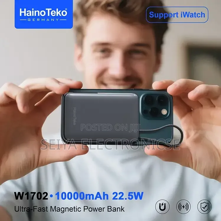 Haino Teko 10,000mAh Magnetic Power Bank 22.5W Fast Charging