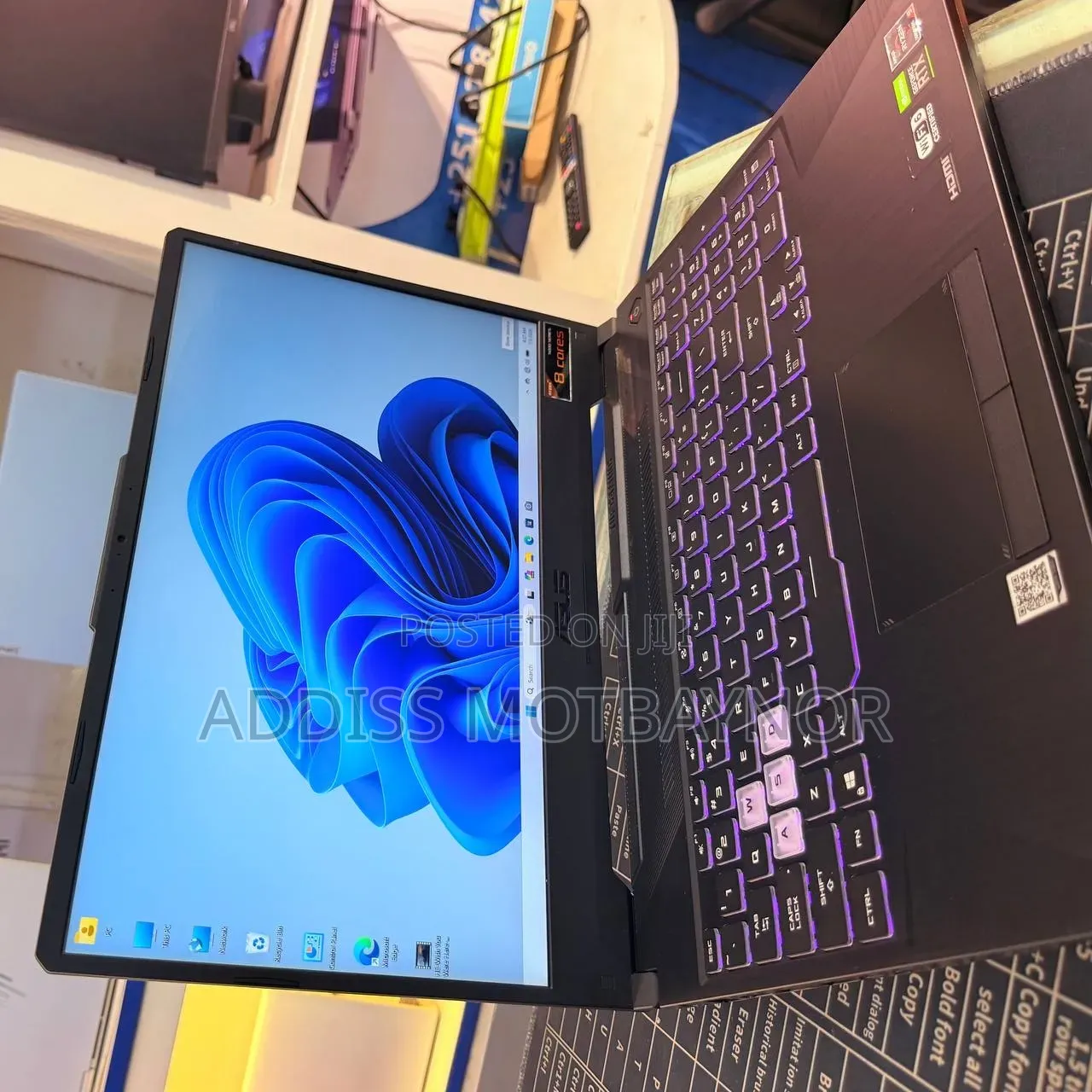 New Laptop Asus TUF Gaming A15 16GB Intel Core i7 SSD 1T