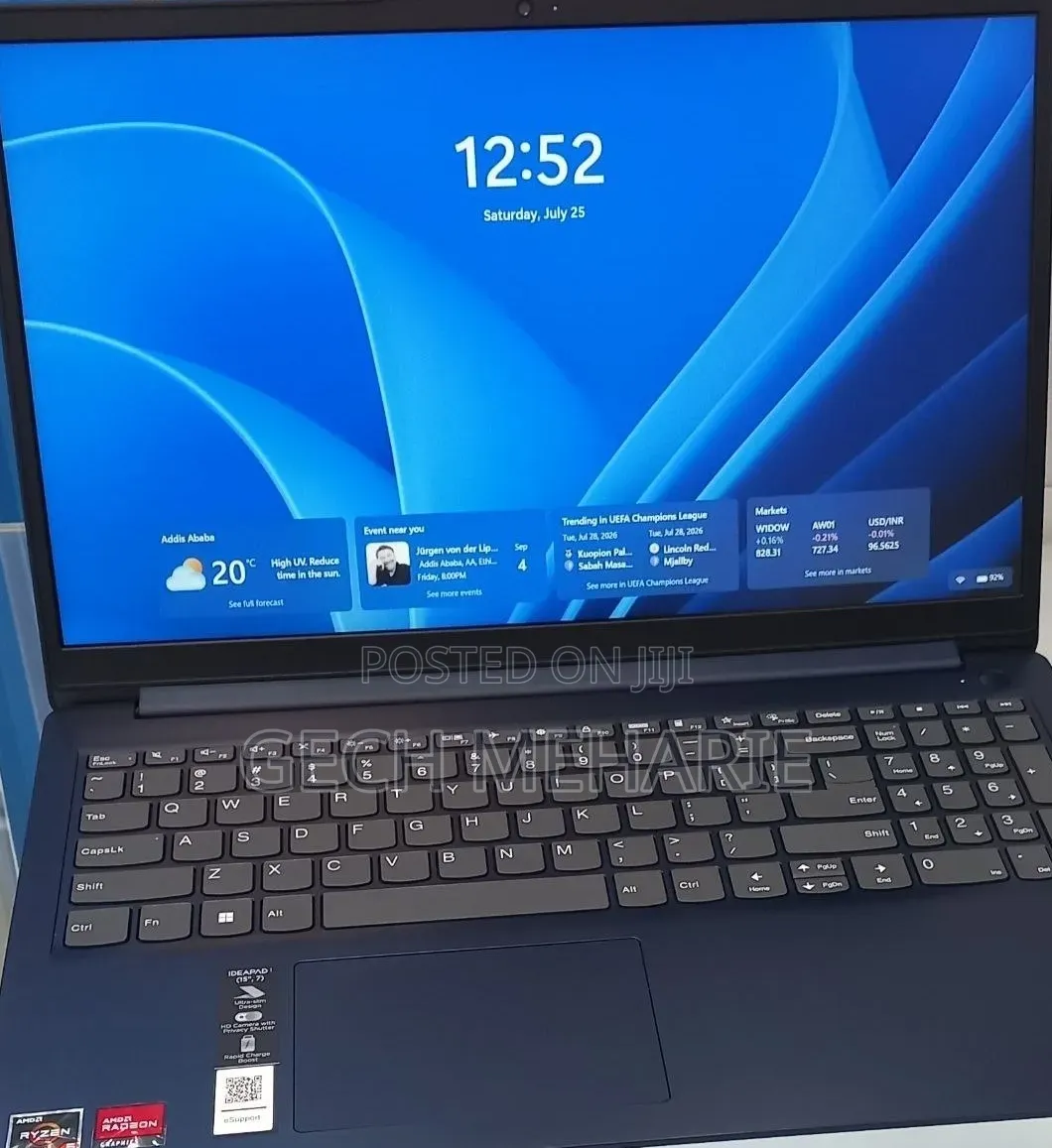 New Laptop Lenovo Ideapad 3 8GB AMD Ryzen 5 SSD 256GB