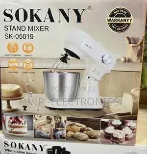 SOKANY Stand Mixer Is Powered by a 1500W High-Performance Motor