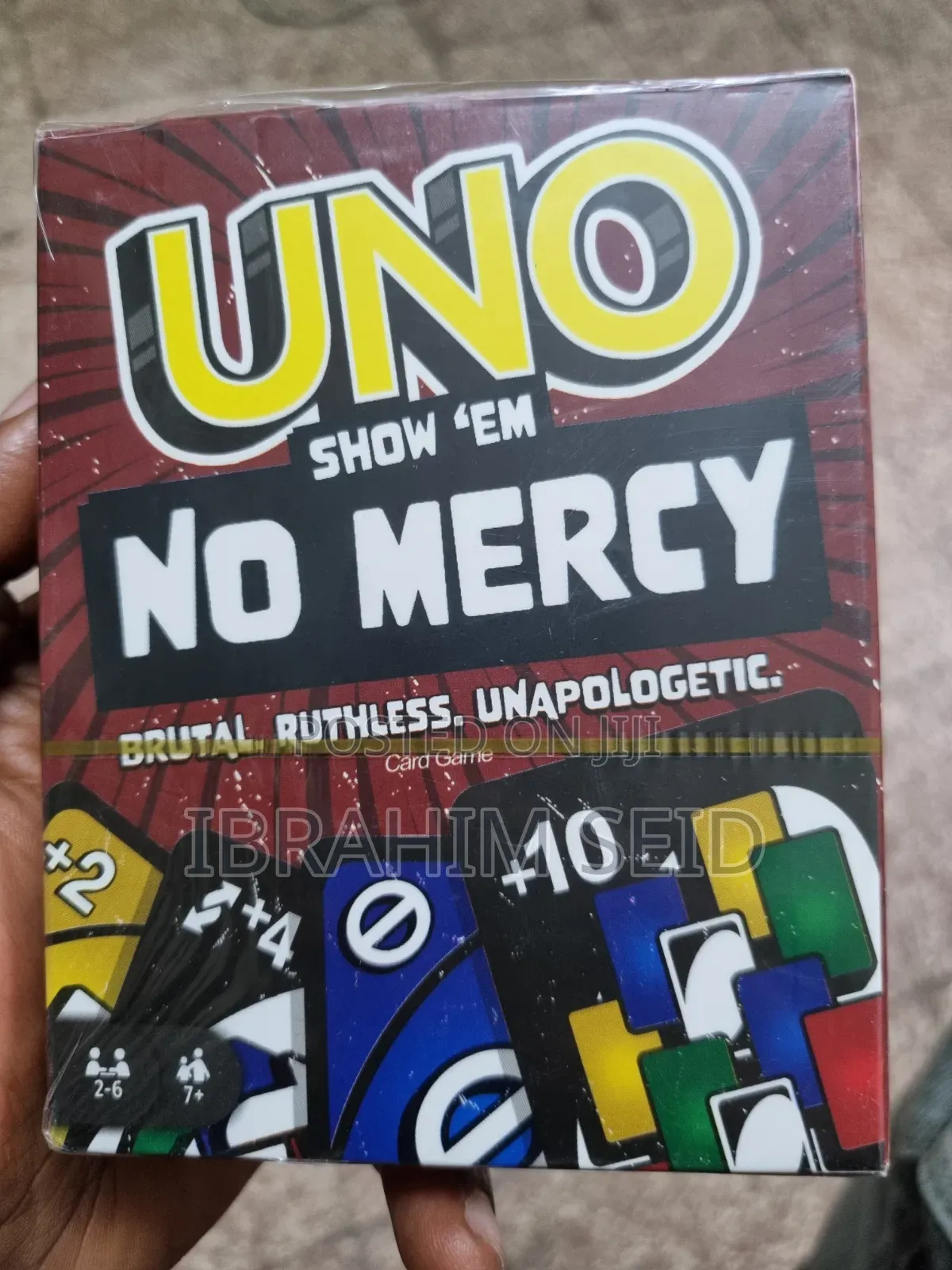 UNO "No Mercy" ካርድ ጨዋታ ​ UNO "No Mercy"