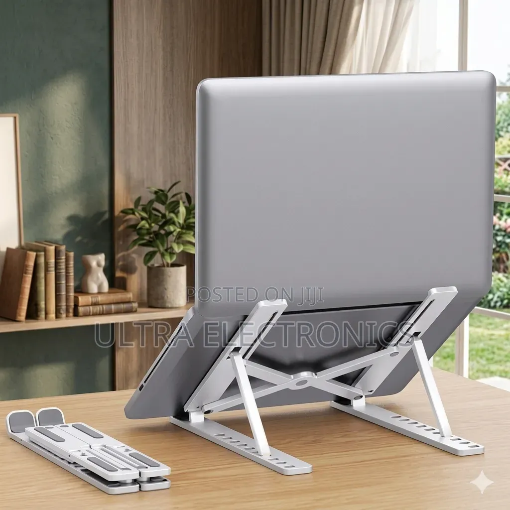 Foldable Height Adjustable Metal Frame Laptop Stand Help Your